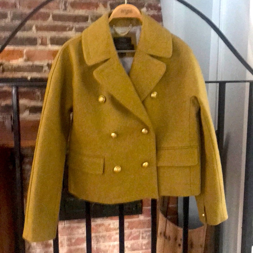 J. Crew Melton Wool Italy coat.